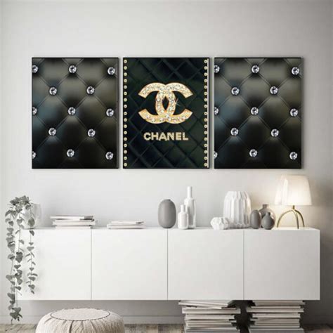 chanel picture wall art|chanel inspired wall art.